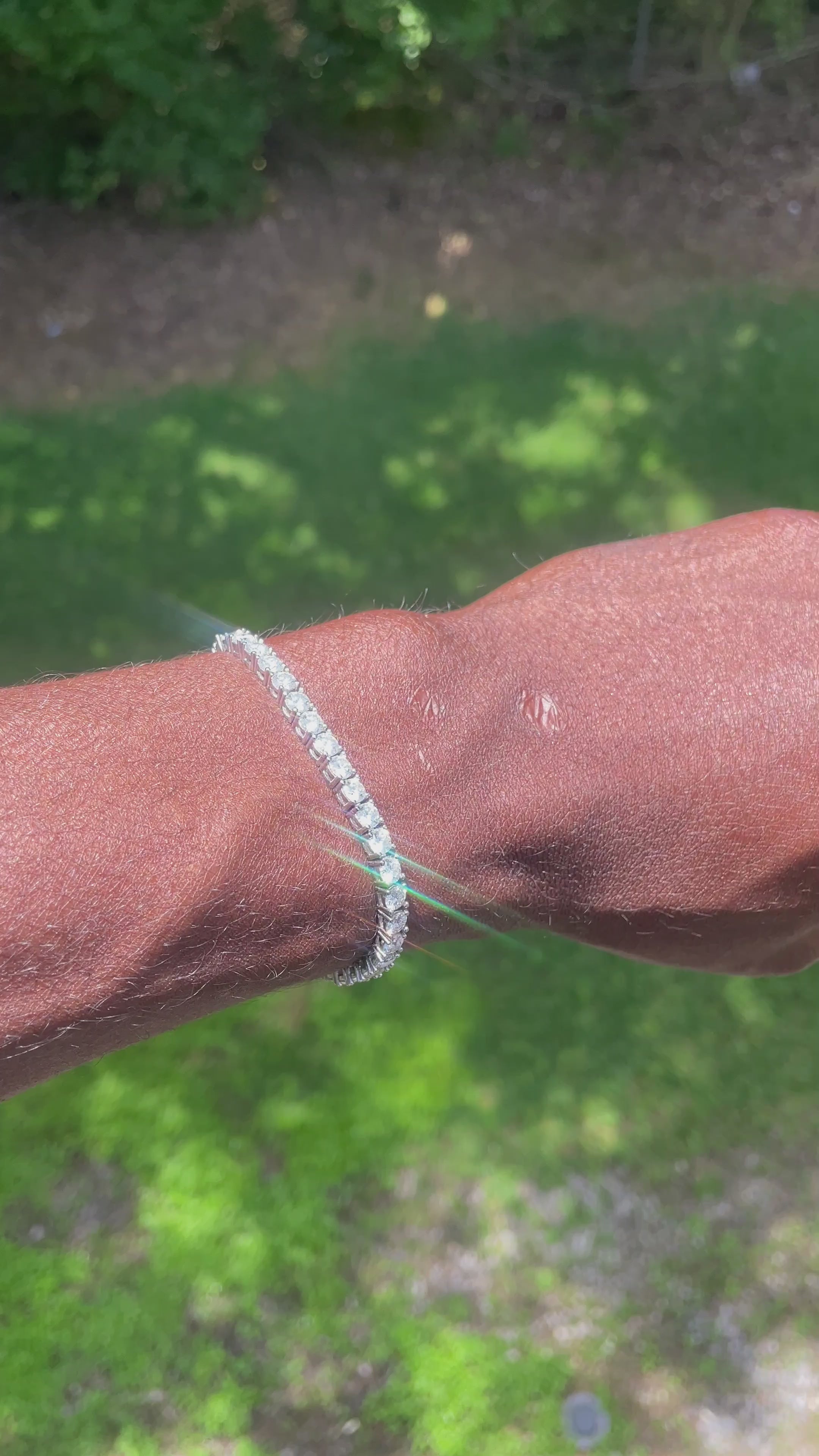 XO 4mm Tennis Bracelet™ | 925 Sterling Silver | Moissanite