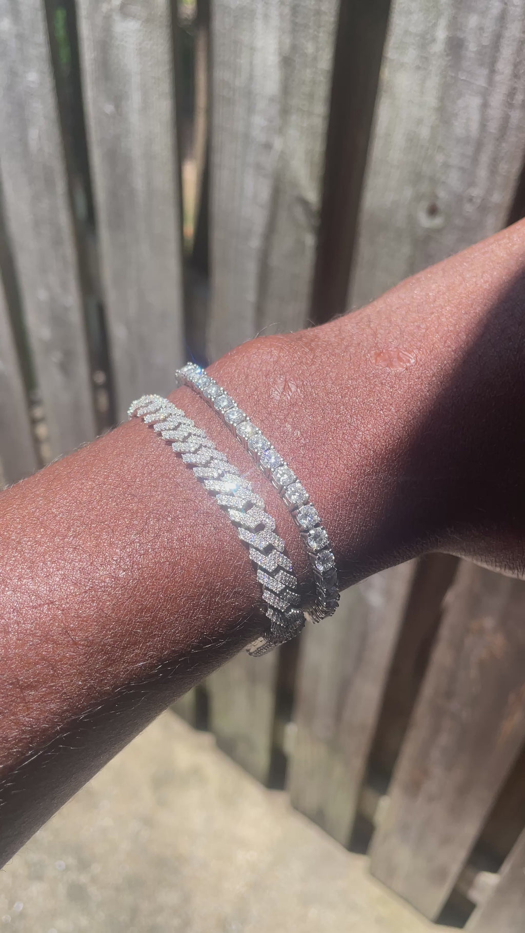 XO Signature Stack Set™ | 8mm Classic Cuban + Tennis Bracelet