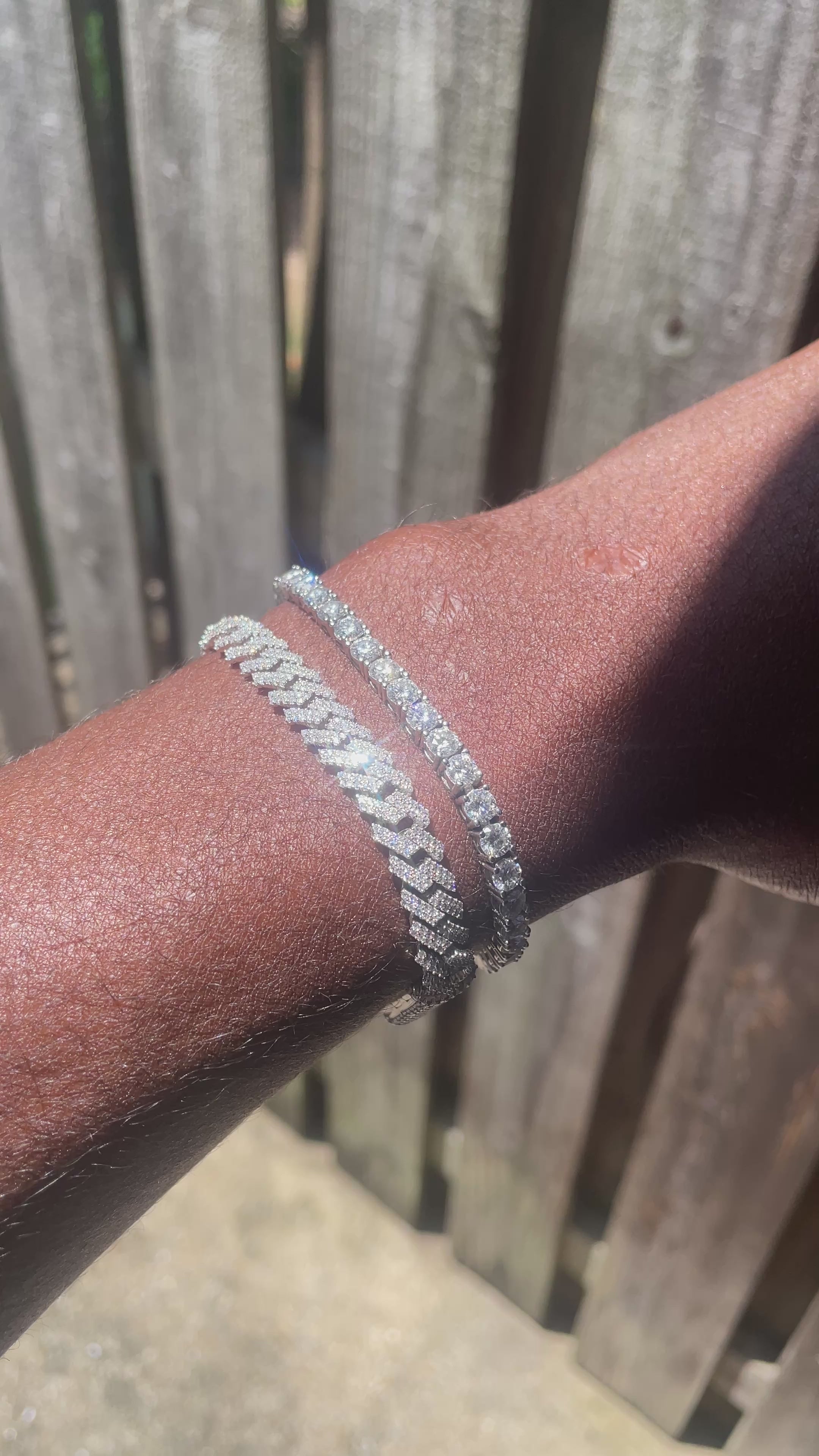 XO Signature Stack Set™ | 8mm Classic Cuban + Tennis Bracelet