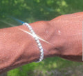 XO 4mm Tennis Bracelet™ | Solid 925 Silver | VVS Moissanite (5-Layer Shield)