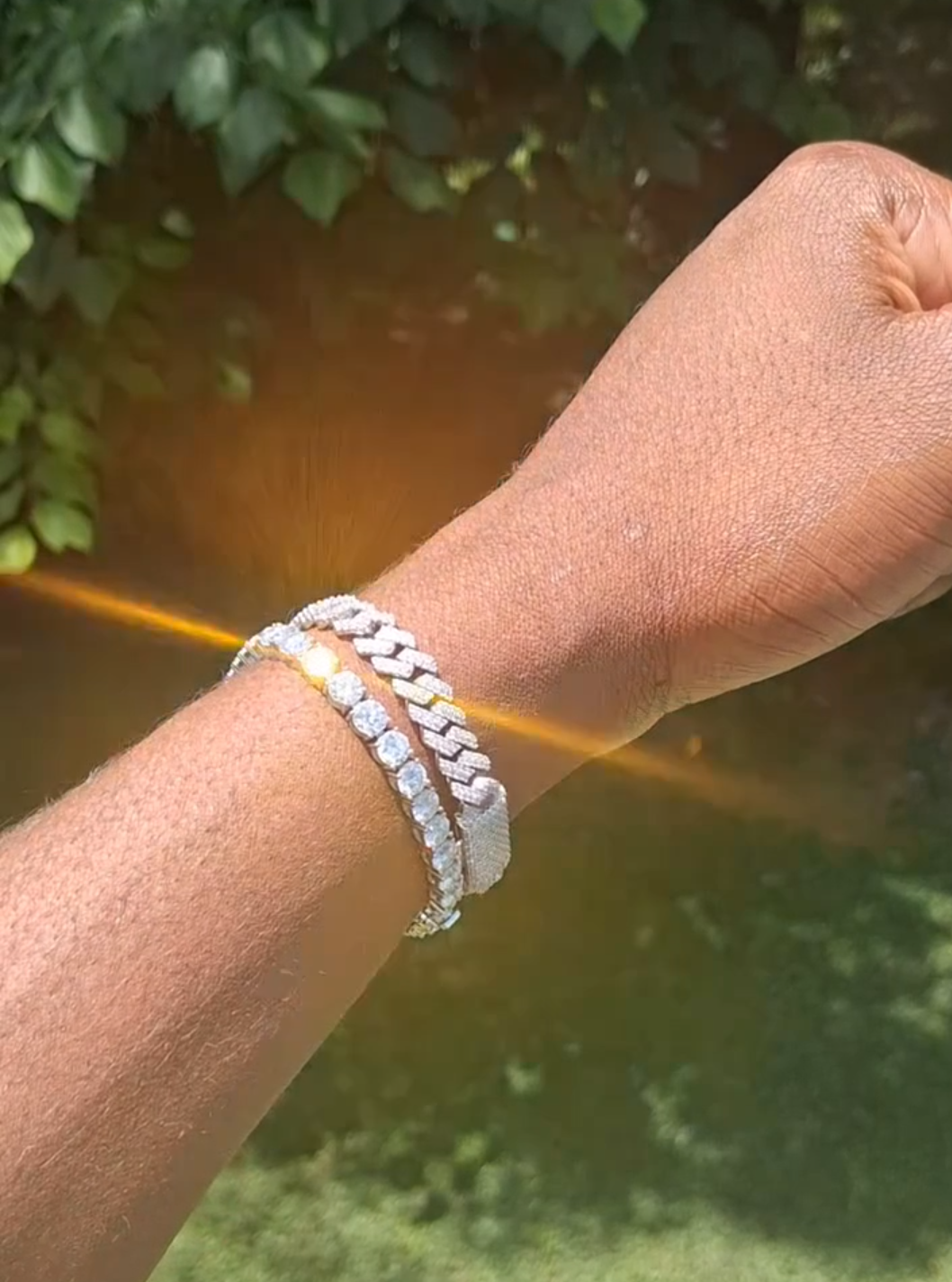 XO Signature Stack Set™ | 8mm Classic Cuban + Tennis Bracelet