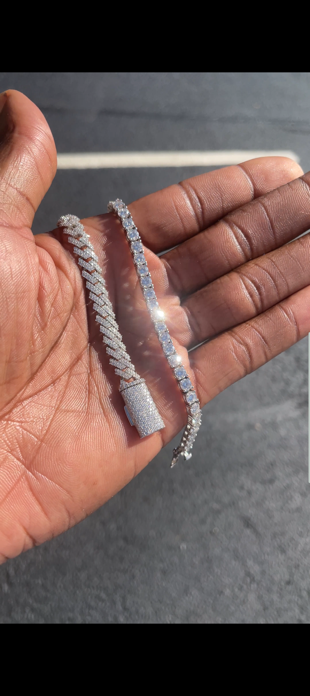 XO Signature Stack Set™ | 8mm Classic Cuban + Tennis Bracelet